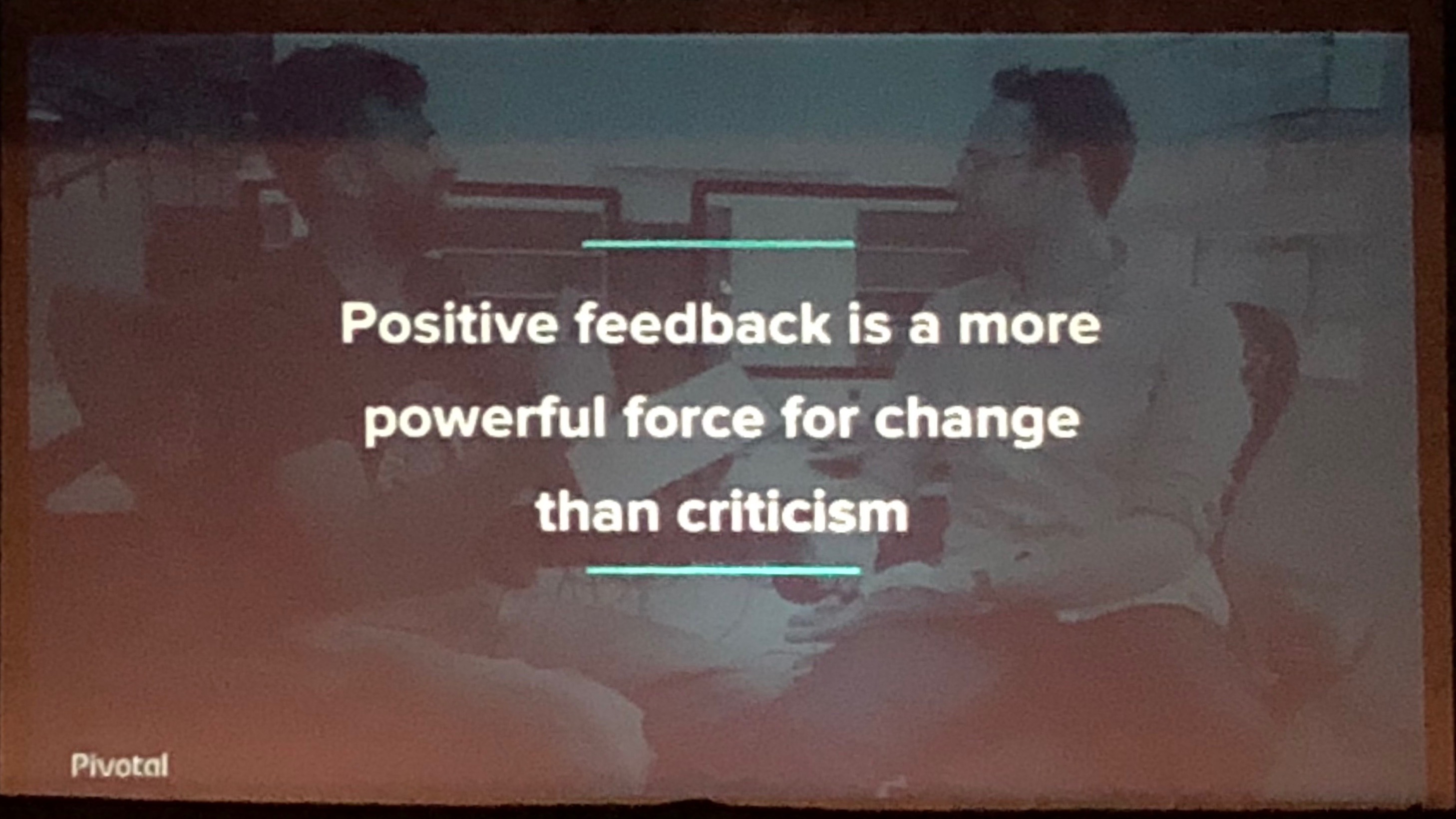 Hendrickson: Positive feedback is a more powerful force for change than criticism