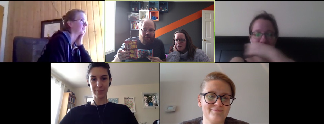 WonderProxy team on a video call