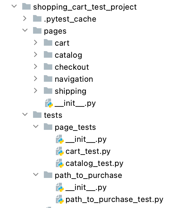 Test code standards for Playwright & Python